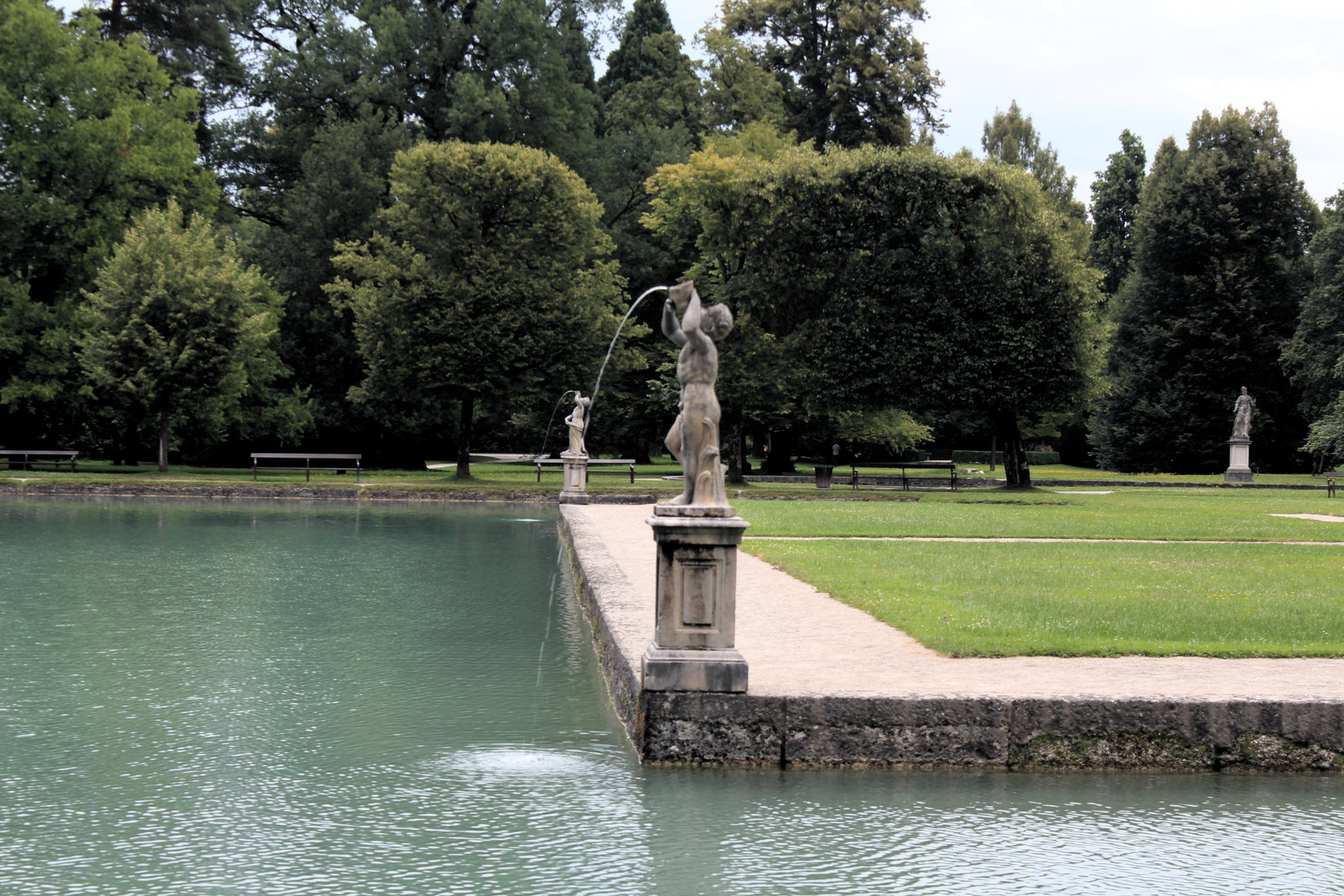 Statues in Schlosspark Hellbrunn