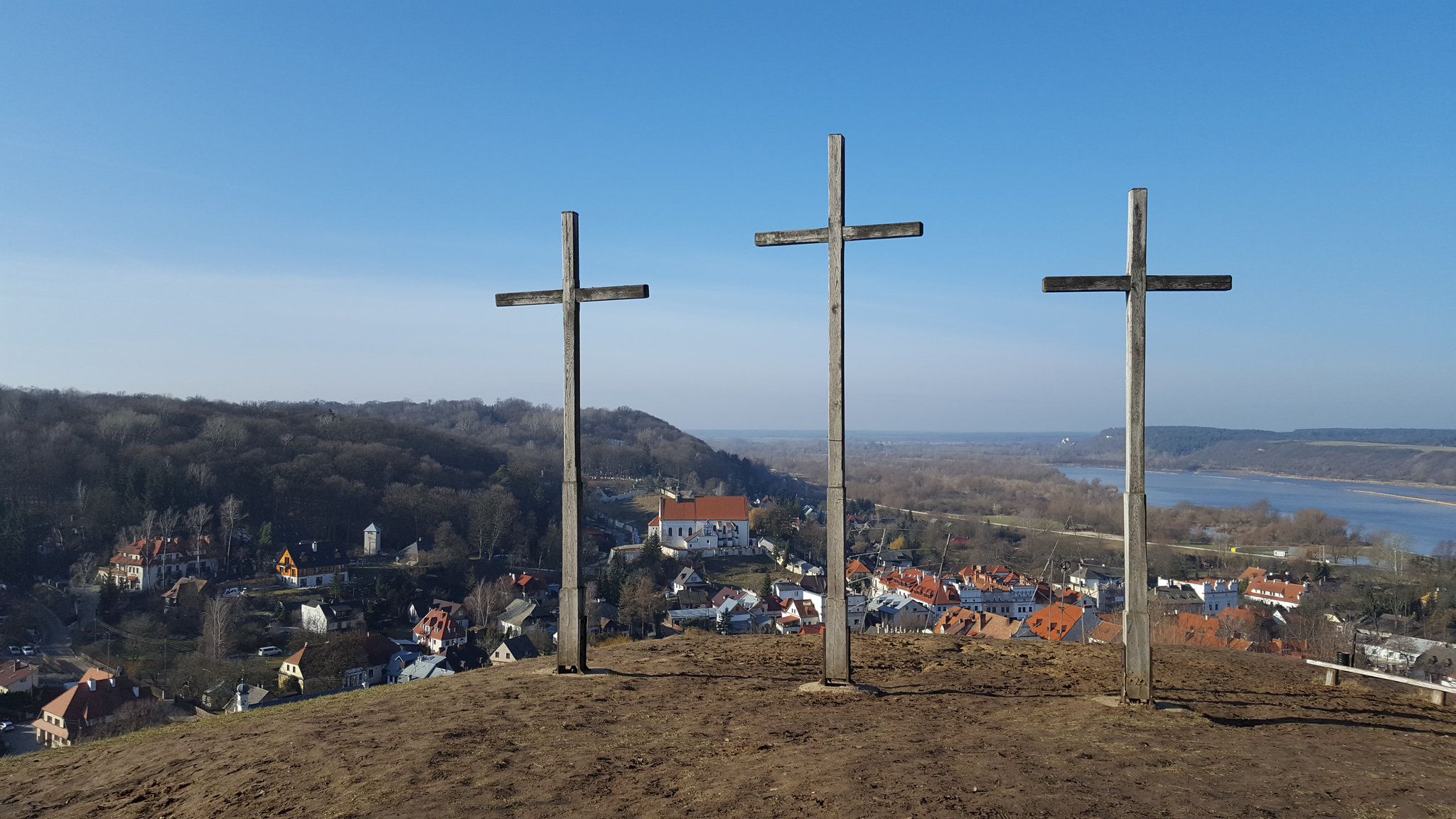 Drei Kreuze Hügel in Kazimierz Dolny
