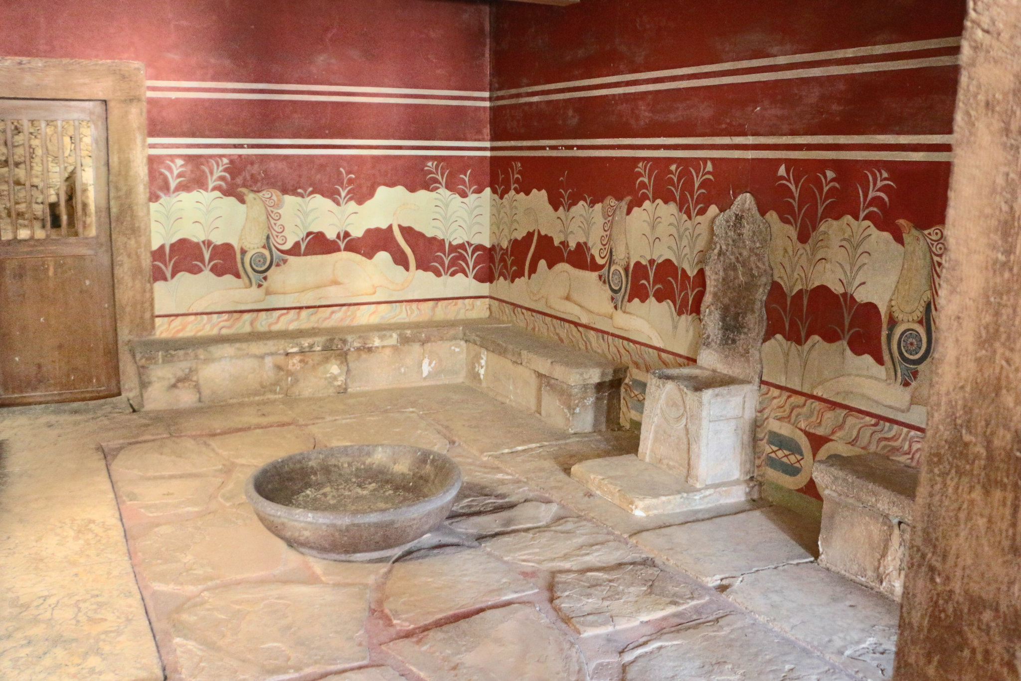 Throne of King Minos, Knossos