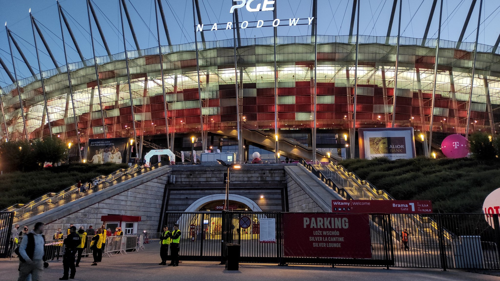 Stadium im Warschau