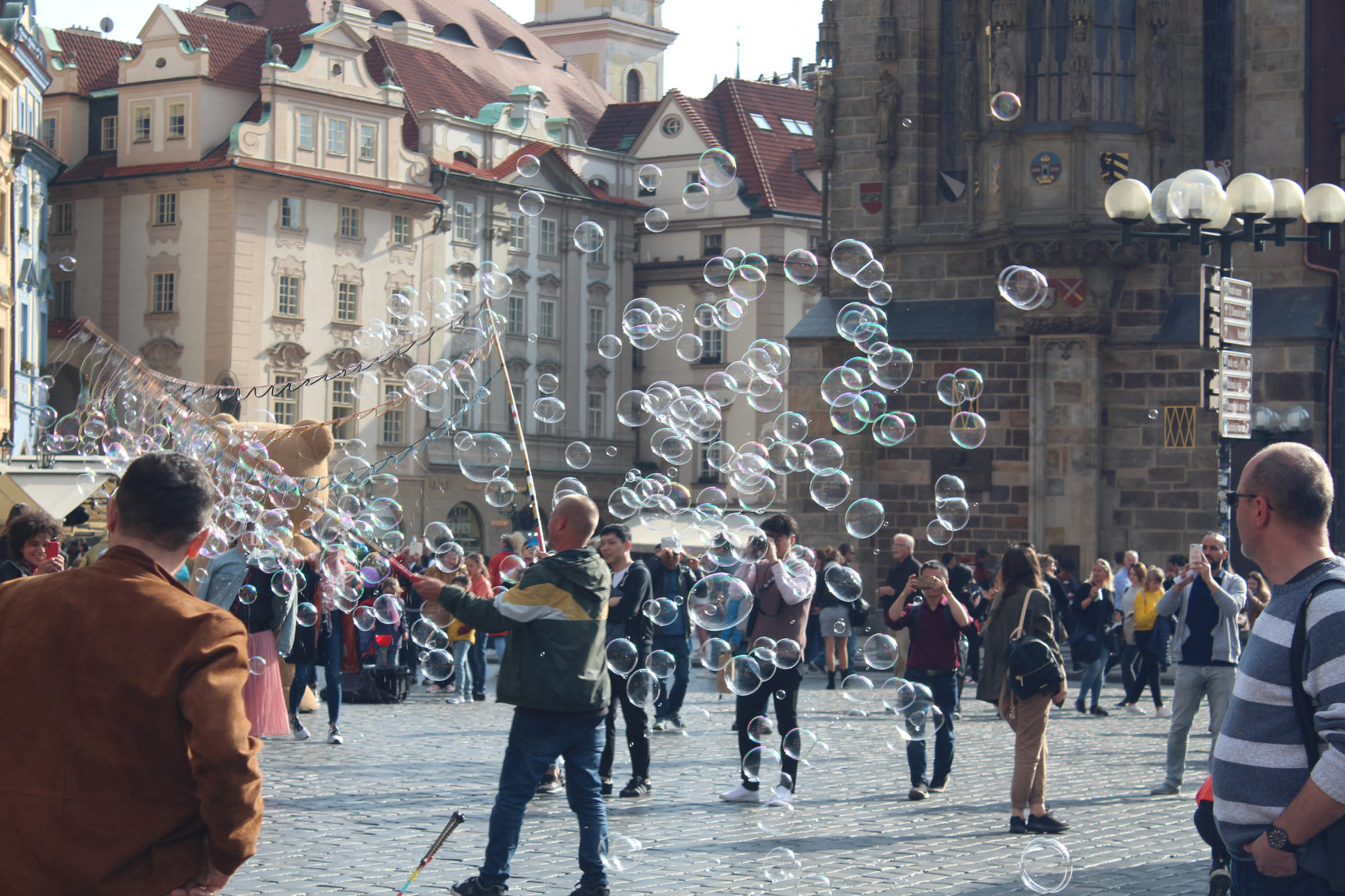 Soap bubbles – Prague