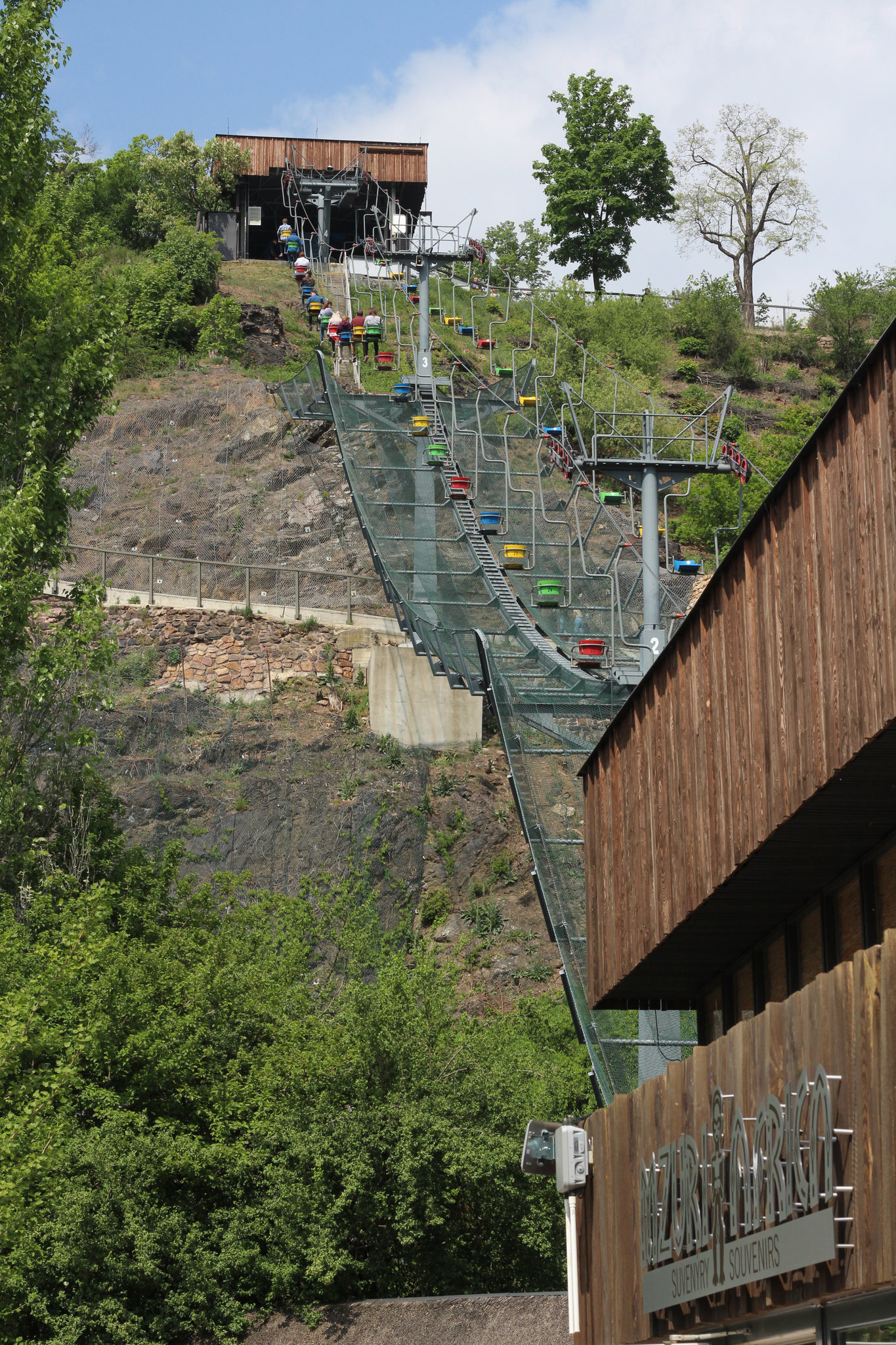 Chairlift in Prague Zoo