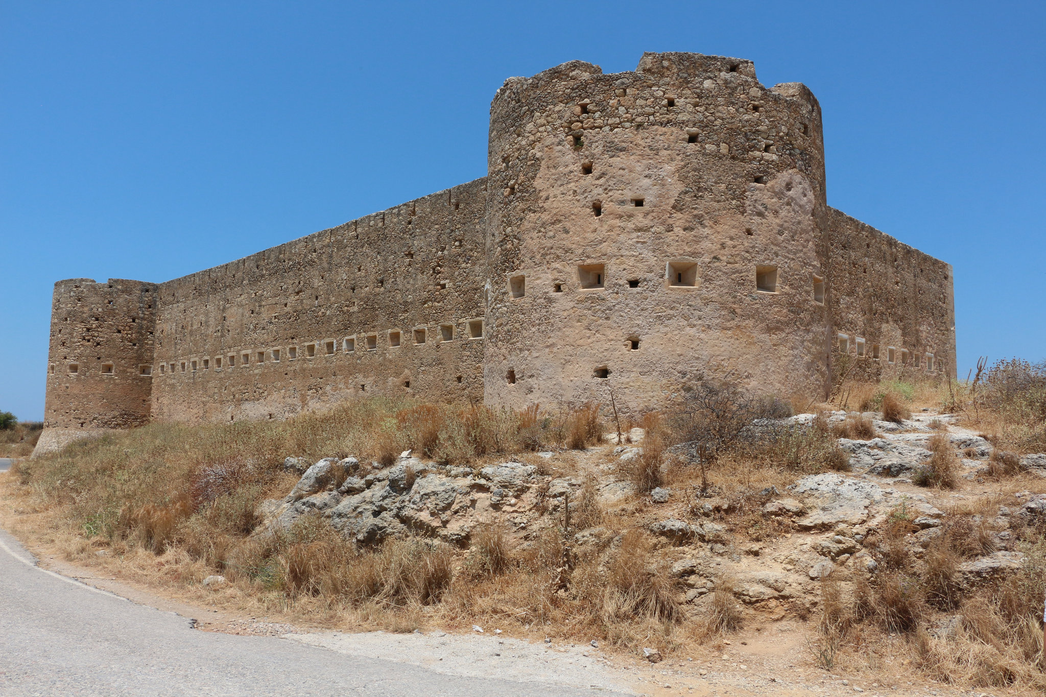 Turkish fort near Aptera