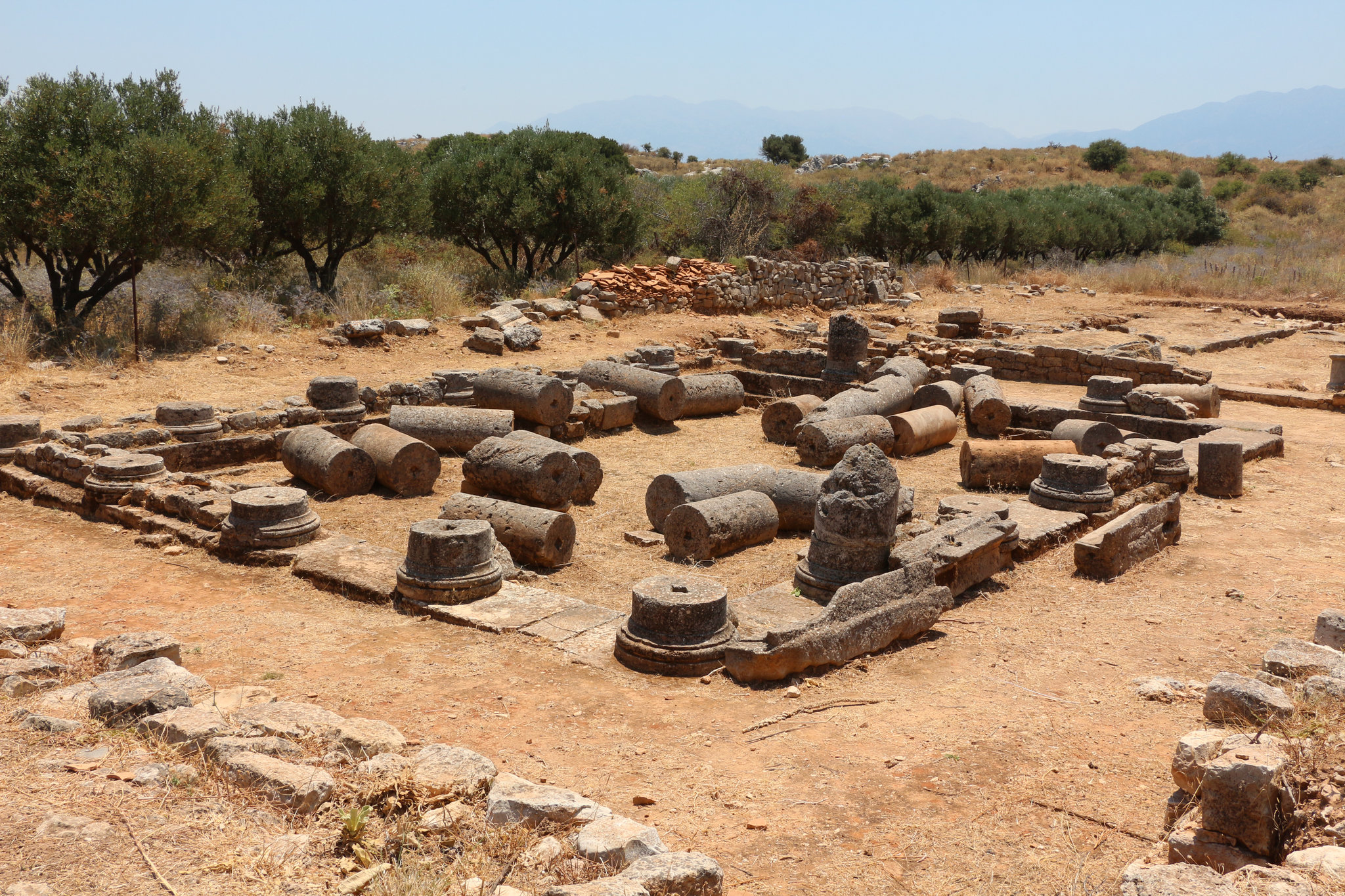 Ruins of Roman Villa in Aptera