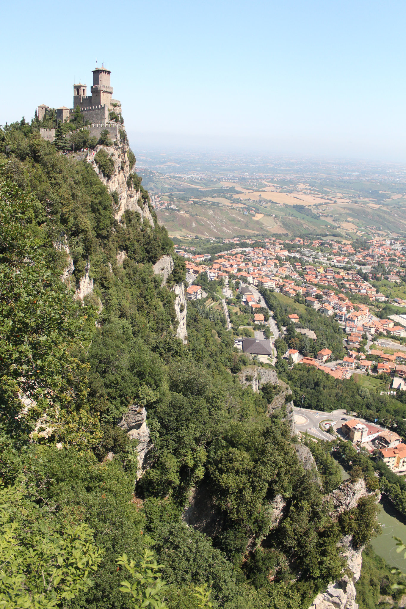 Kilátás San Marino-ra