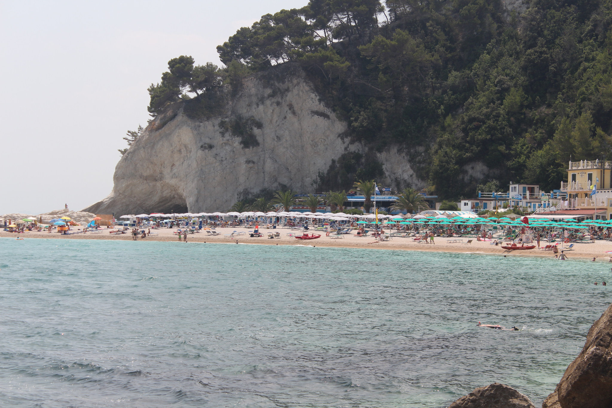 Praia em Sirolo - Itália