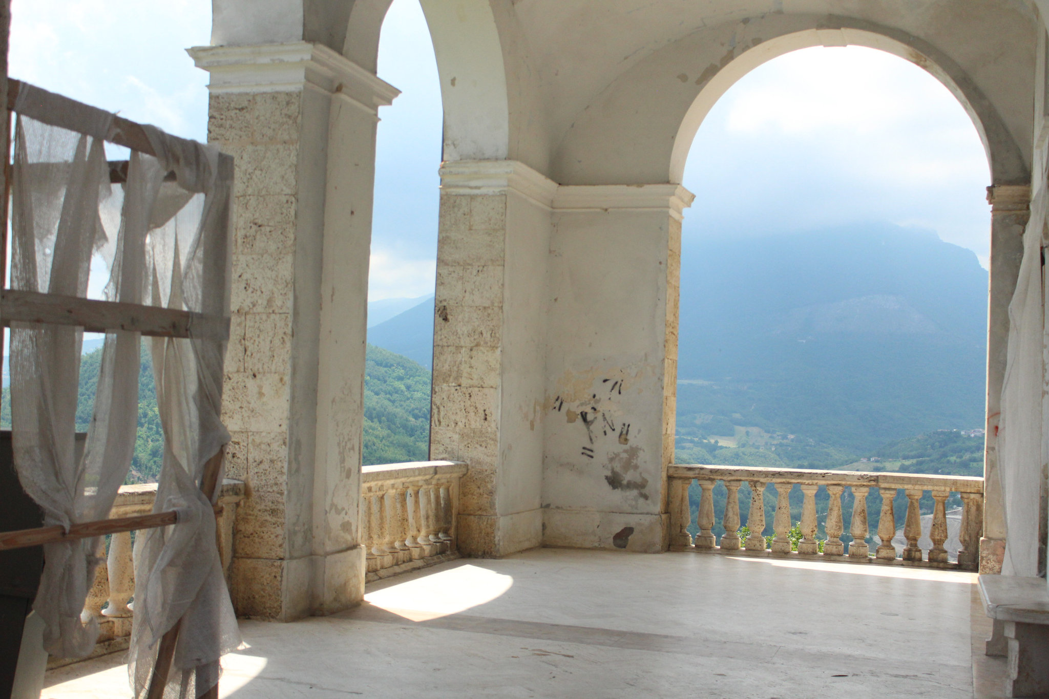 Civitella del Tronto – view from the terrace